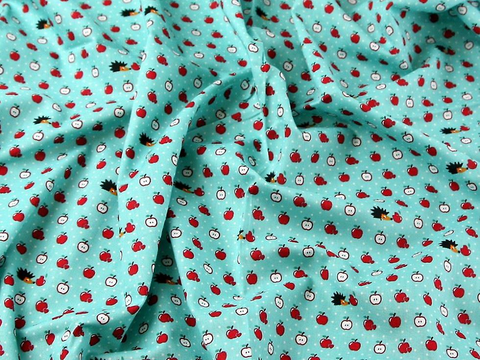 John Louden 100% Cotton Poplin Fabric Mint Green - per metre