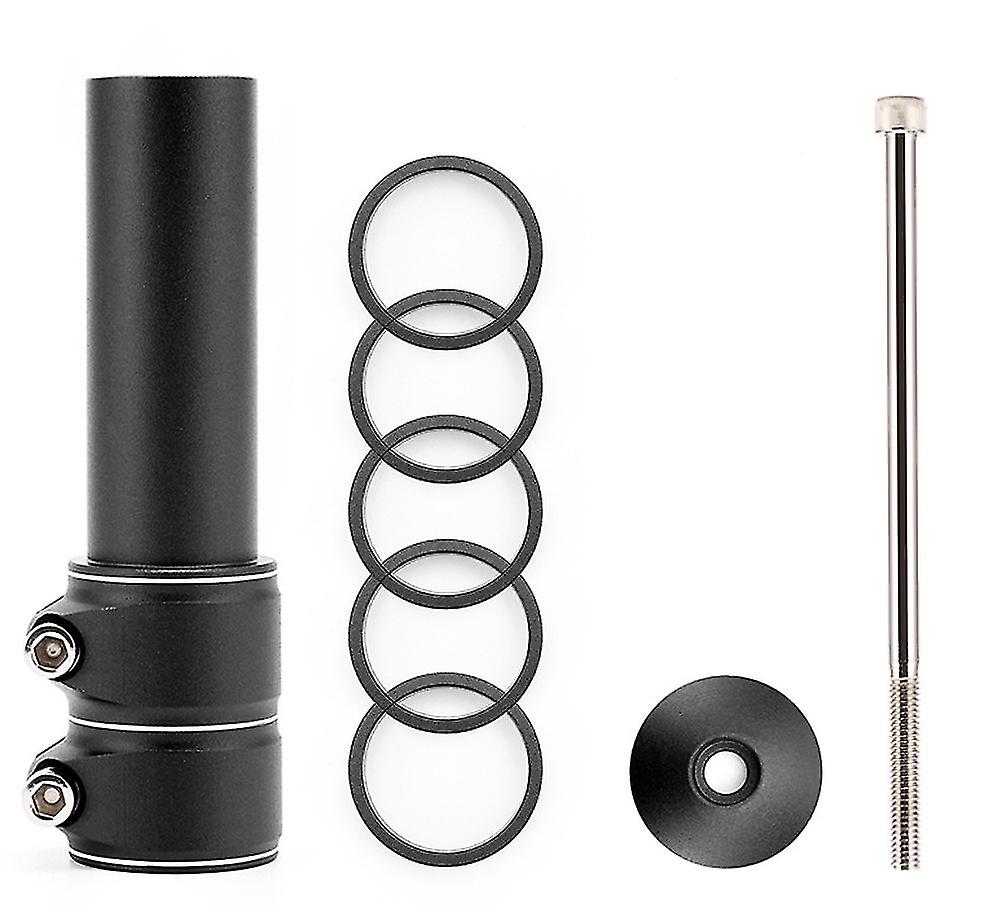 1# Red mountain bike front fork tube riser, handlebar riser and ...