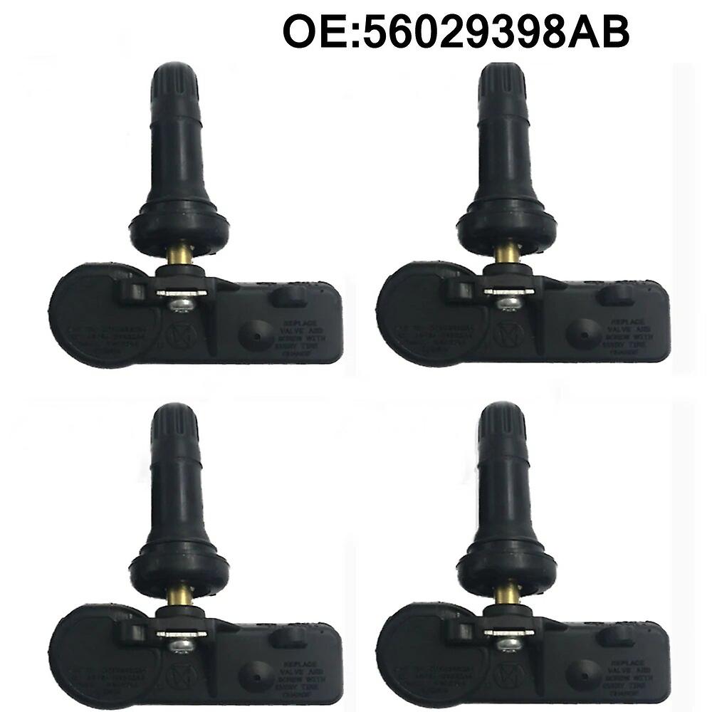 4 Pcs For Dodge Chrysler Tpms Tire Pressure Monitor Systems 56029398ab 433mhz Tpms Tire Pressure Sensor For Jeep For Fiat