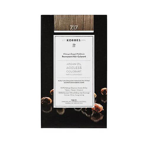 Korres Argan Oil Advanced Colorant 7.17 Dark Blonde Beige, 1pc