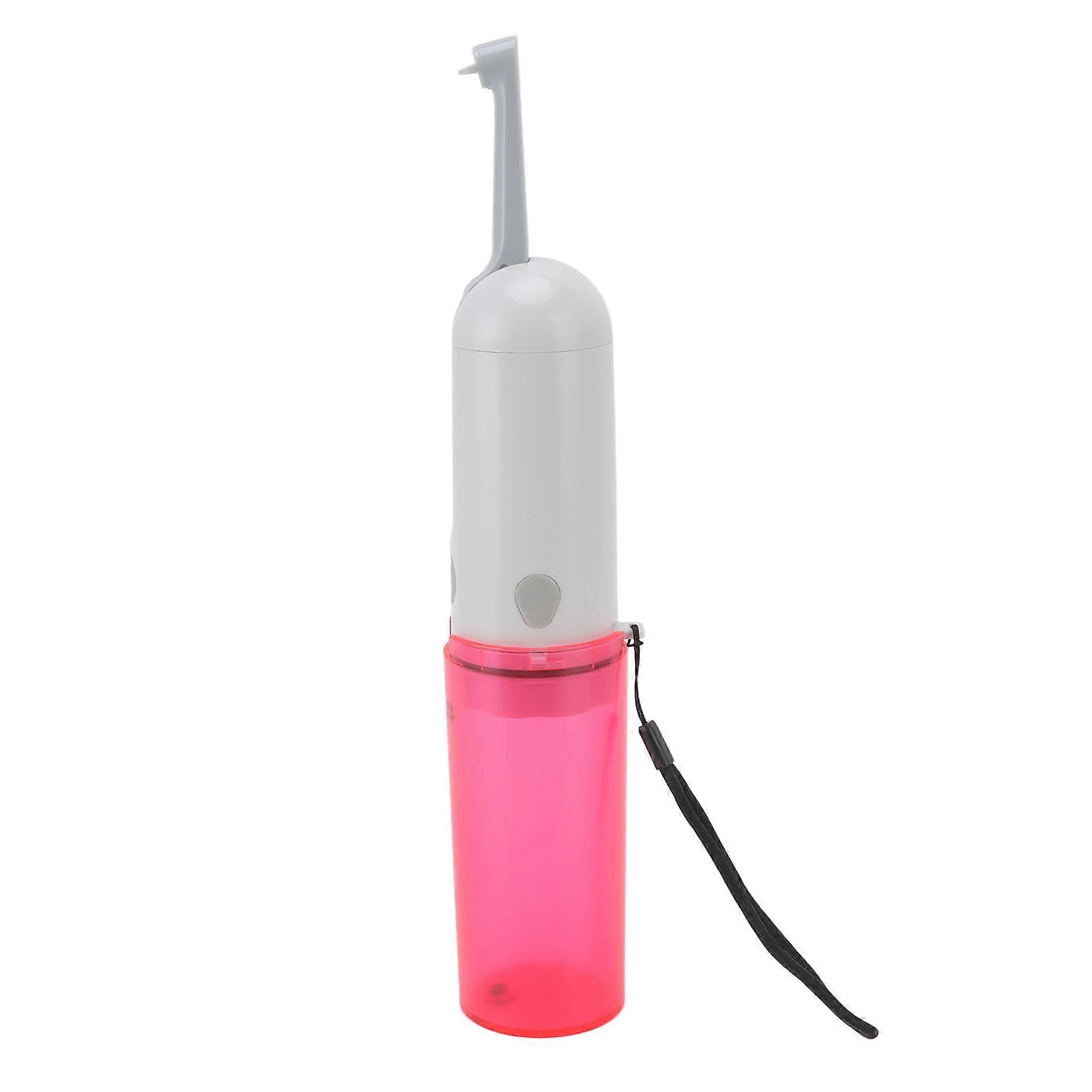 Portable Bidet 230ml USB Rechargeable Efficient Water Saving Simple Operation Portable Bidet Sprayer for Toilet Travel Red Bottle 