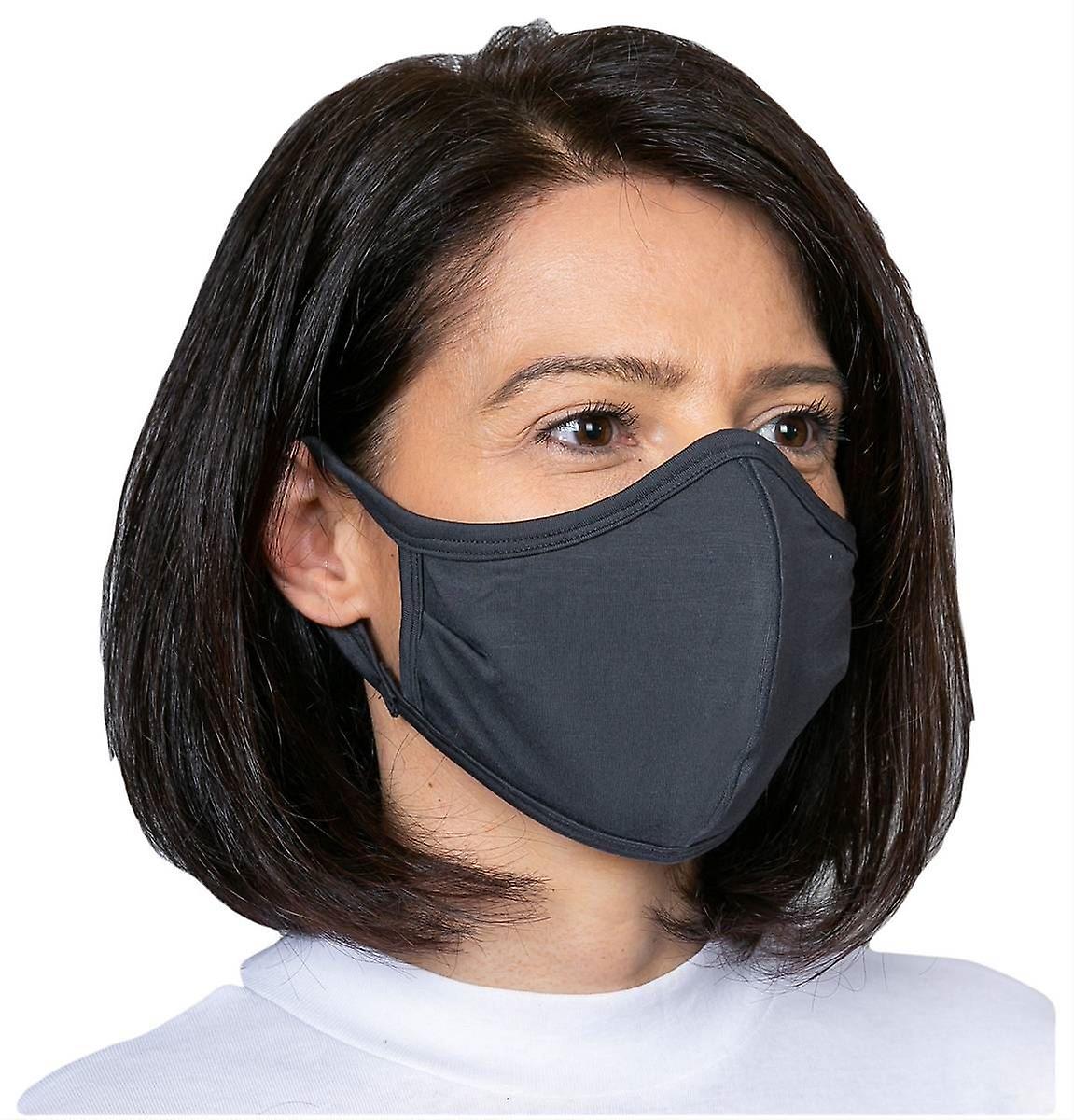 Obviously Ear Loop Face Mask - Dark Grey