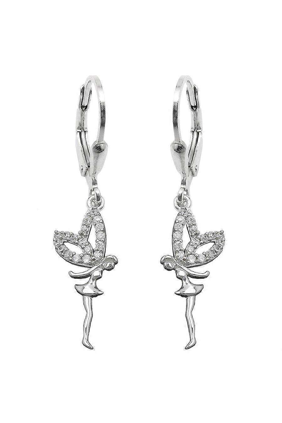 Leverback Earrings Tree Silver 925 - Gl93831
