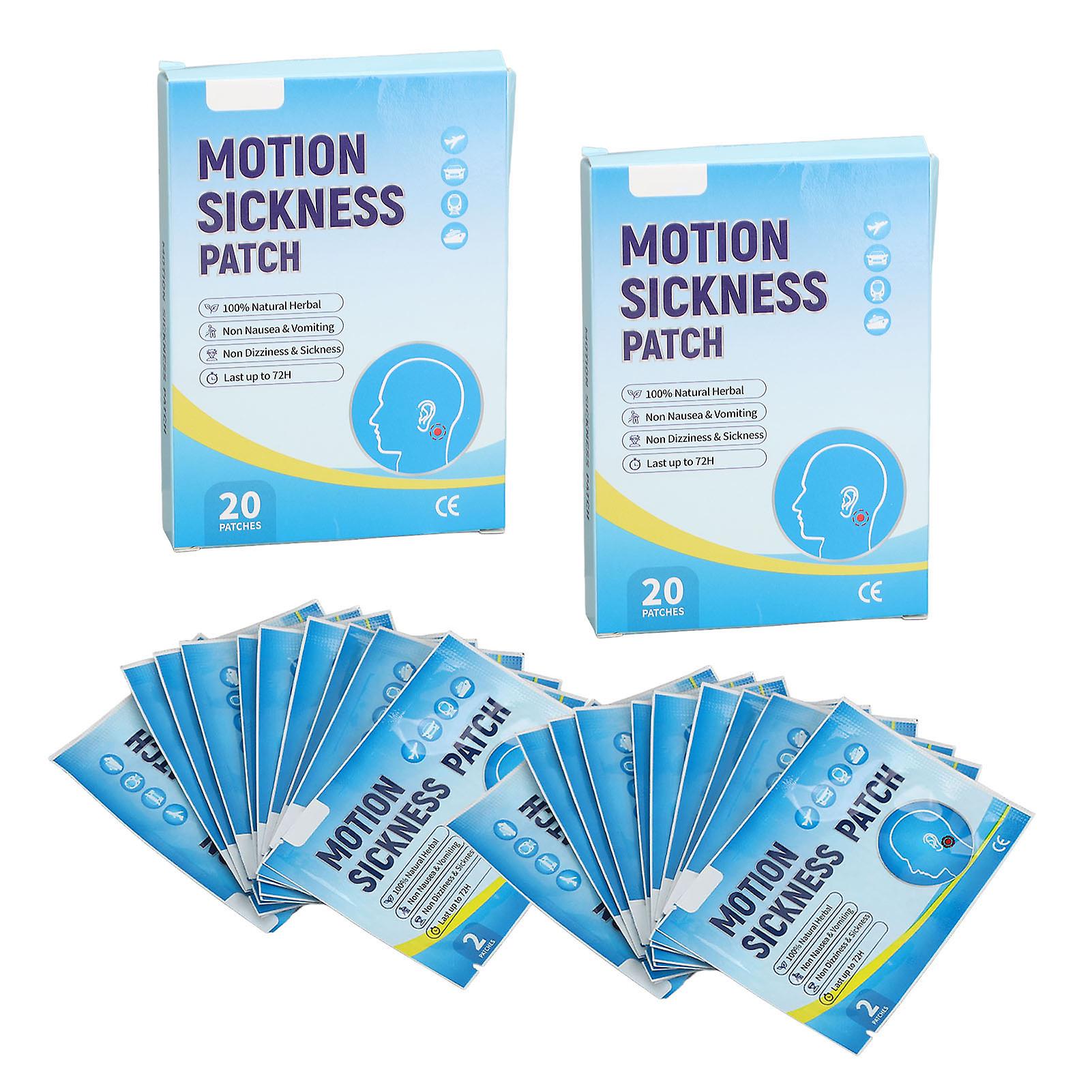 Motion Sickness Patch Lightweight Waterproof Portable Airplane Sickness Patch for Travel