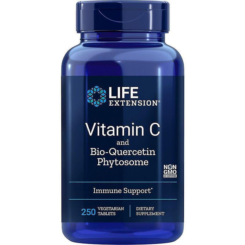 Life Extension Vitamin C and Bio-Quercetin Phytosome Vegitabs 250
