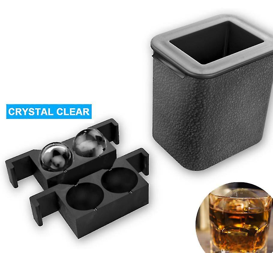 Ice Cube Trays Crystal Clear Ice Ball Maker Silicone Ice Mold Tray Ice Cube Maker Tray Round Ice Cream Makers