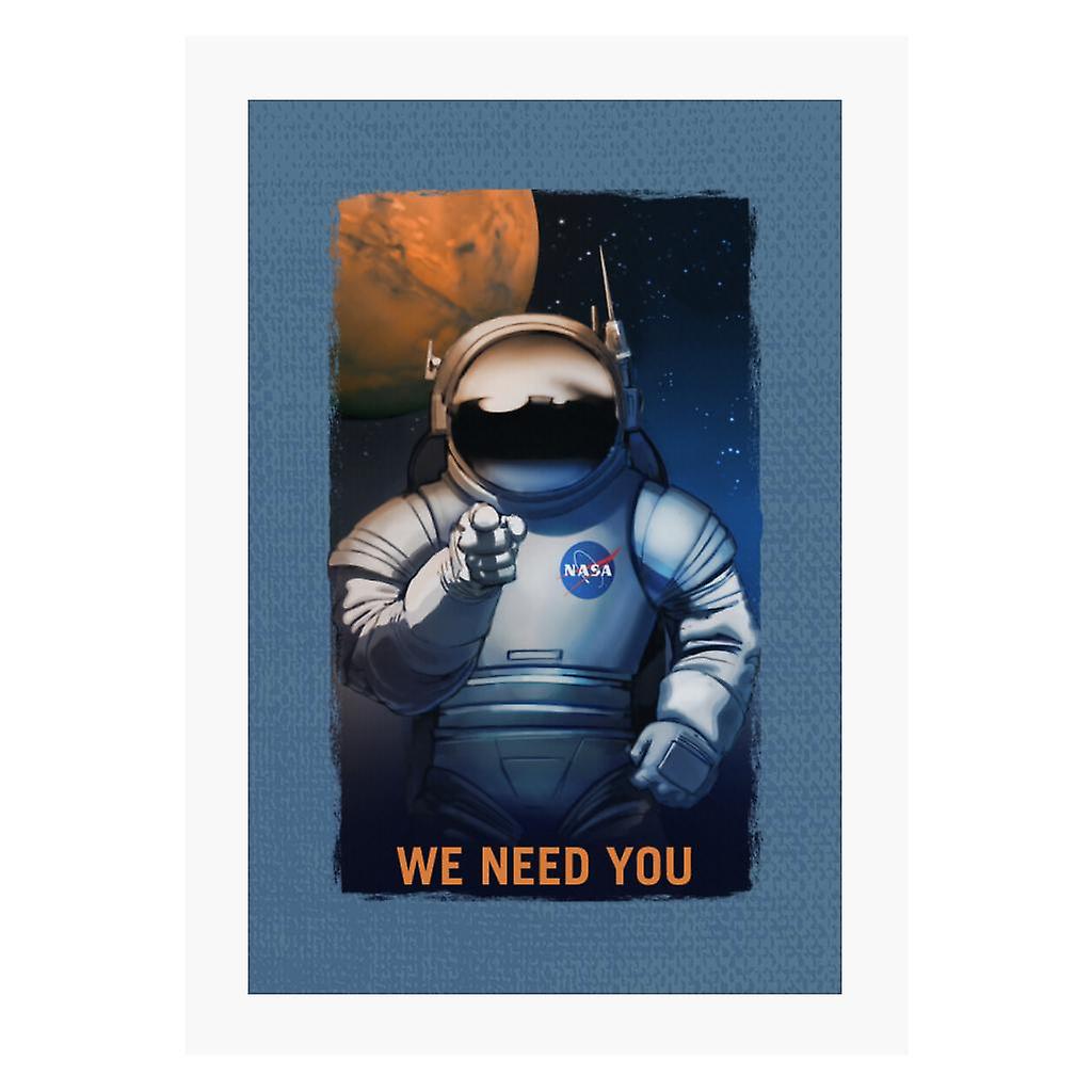 NASA We Need You A4 Print