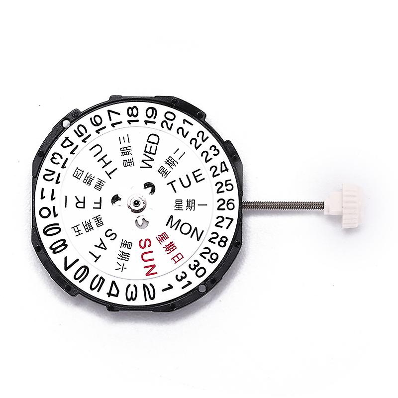 1pc Quartz Round Watch Hand Winding Movement Date Display Watch Repair Tool