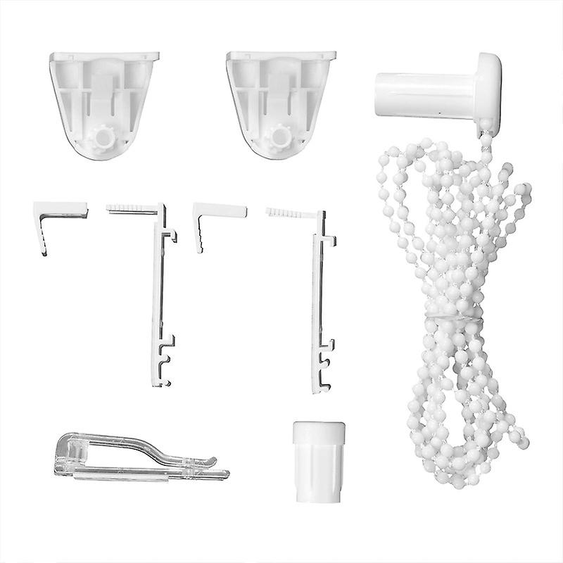 9pcs Pleated Curtain Bracket Accessories Set Venetian Vertical Curtain Roller Blind Installation Code Fixed Window