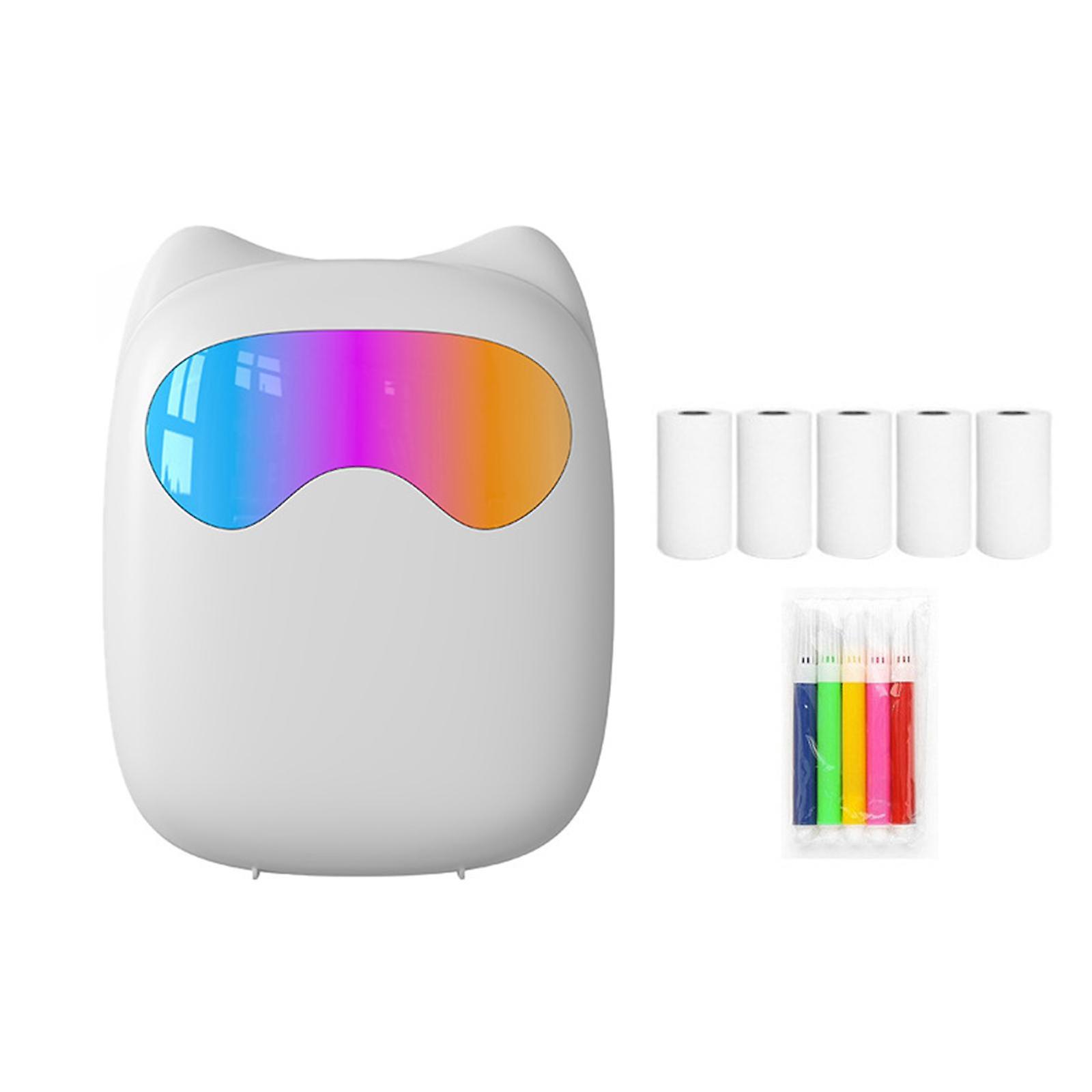 Portable Thermal Printer Convenient Inkless Printer for Children Notes Kids