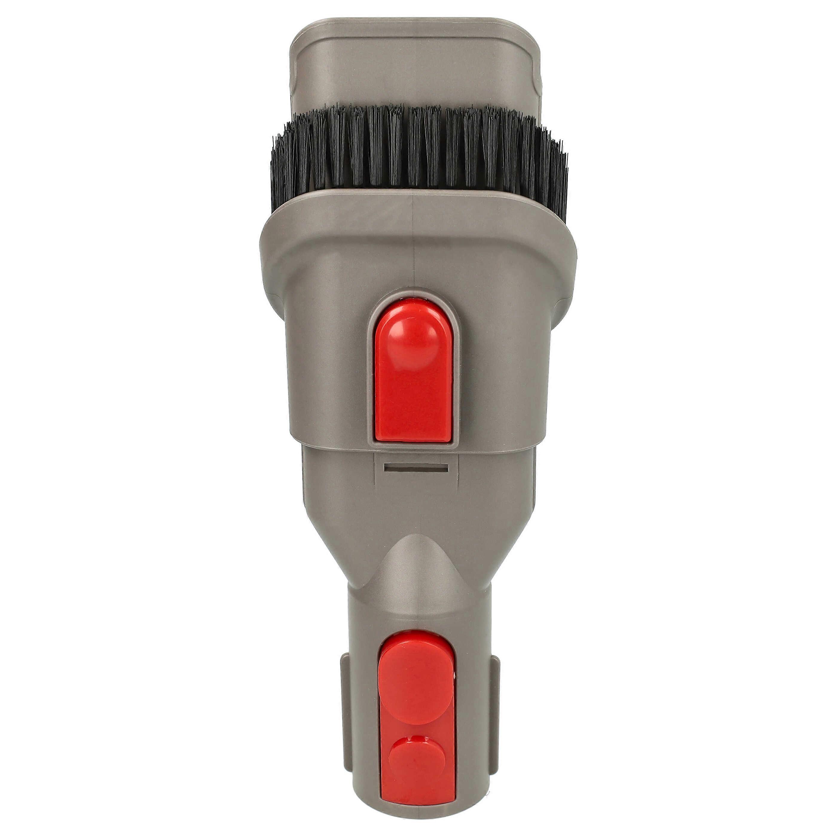 vhbw 2-in-1 Kombidüse, Fugendüse Möbelbürste kompatibel mit Dyson V7, V11 Advanced, V10 Total Clean, V11, V12 Detect Slim Absolute Staubsauger - 7,7cm