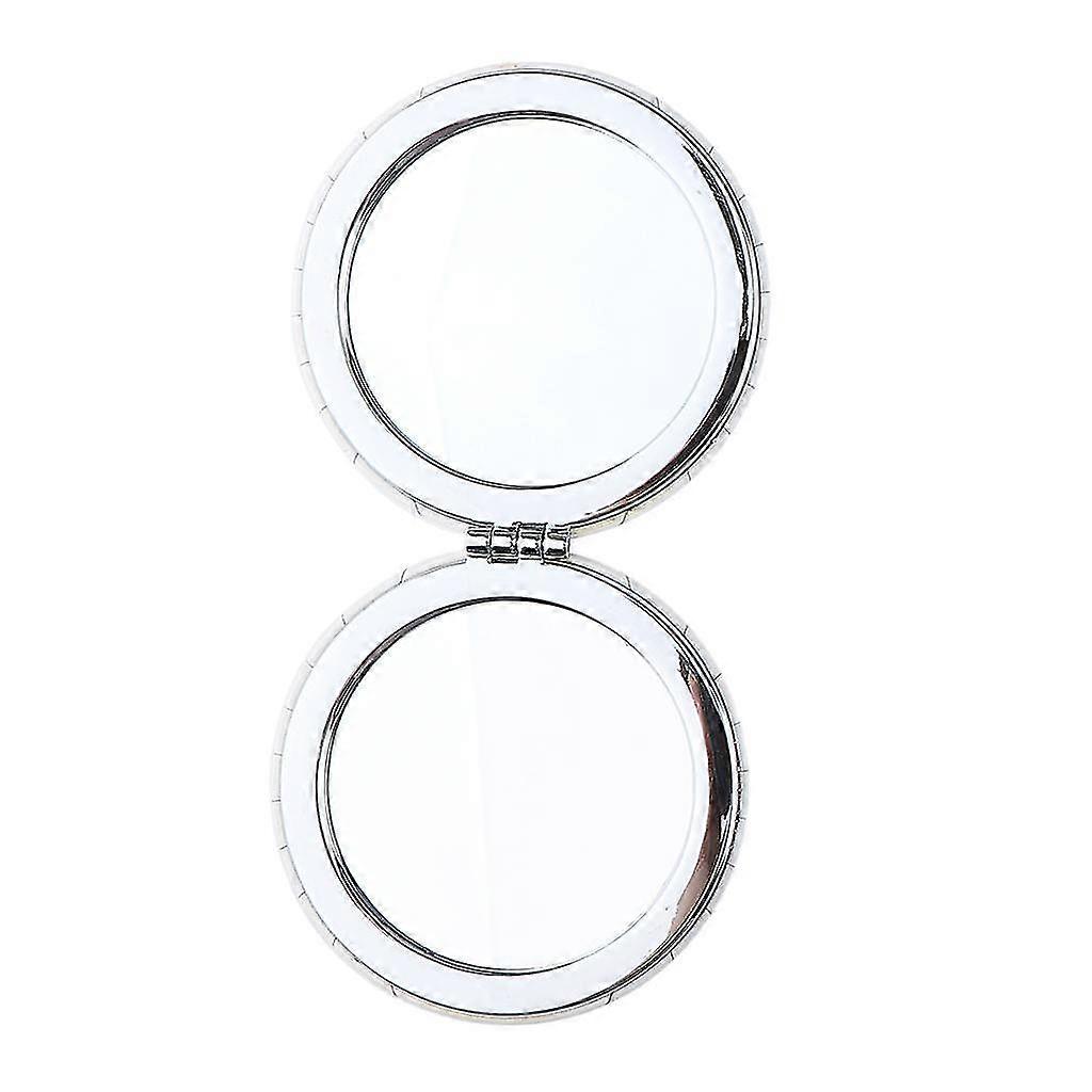 hg 9x Folding Round/square Shaped  Compact Makeup Cosmetic Mirrors Portable