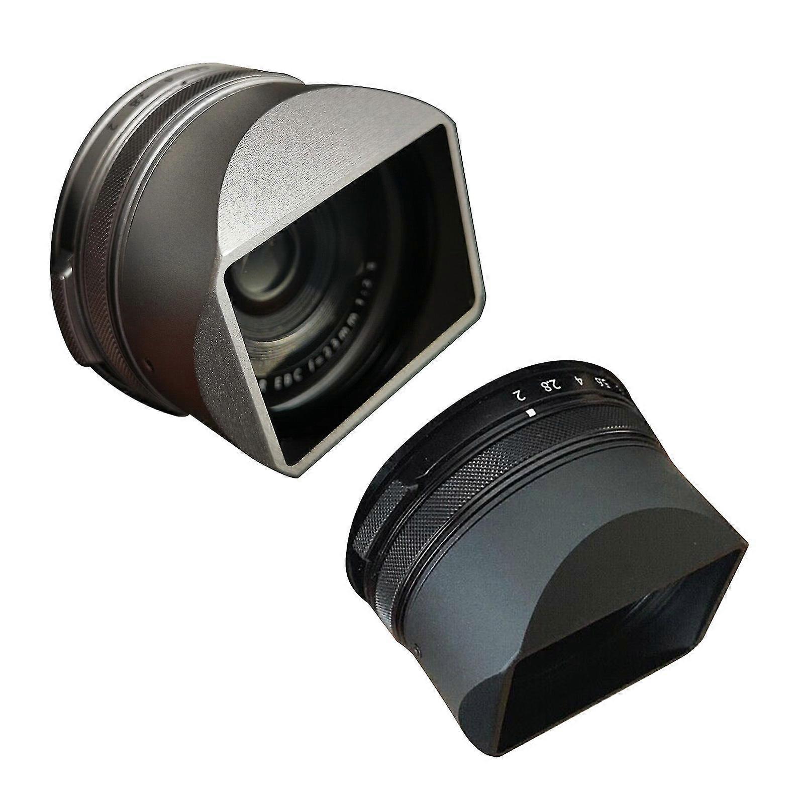 For Fujifilm X100V X100F x100s Metal Square Lens Hood Adapter Ring Kit Replace js