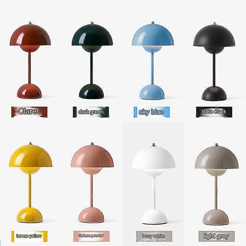Nordic Danish Flower Bud Lamp Room Decorations Dimmable and 3 Color Light Small Table Lamp Light Luxury High-end Atmosphere Standing Lamp