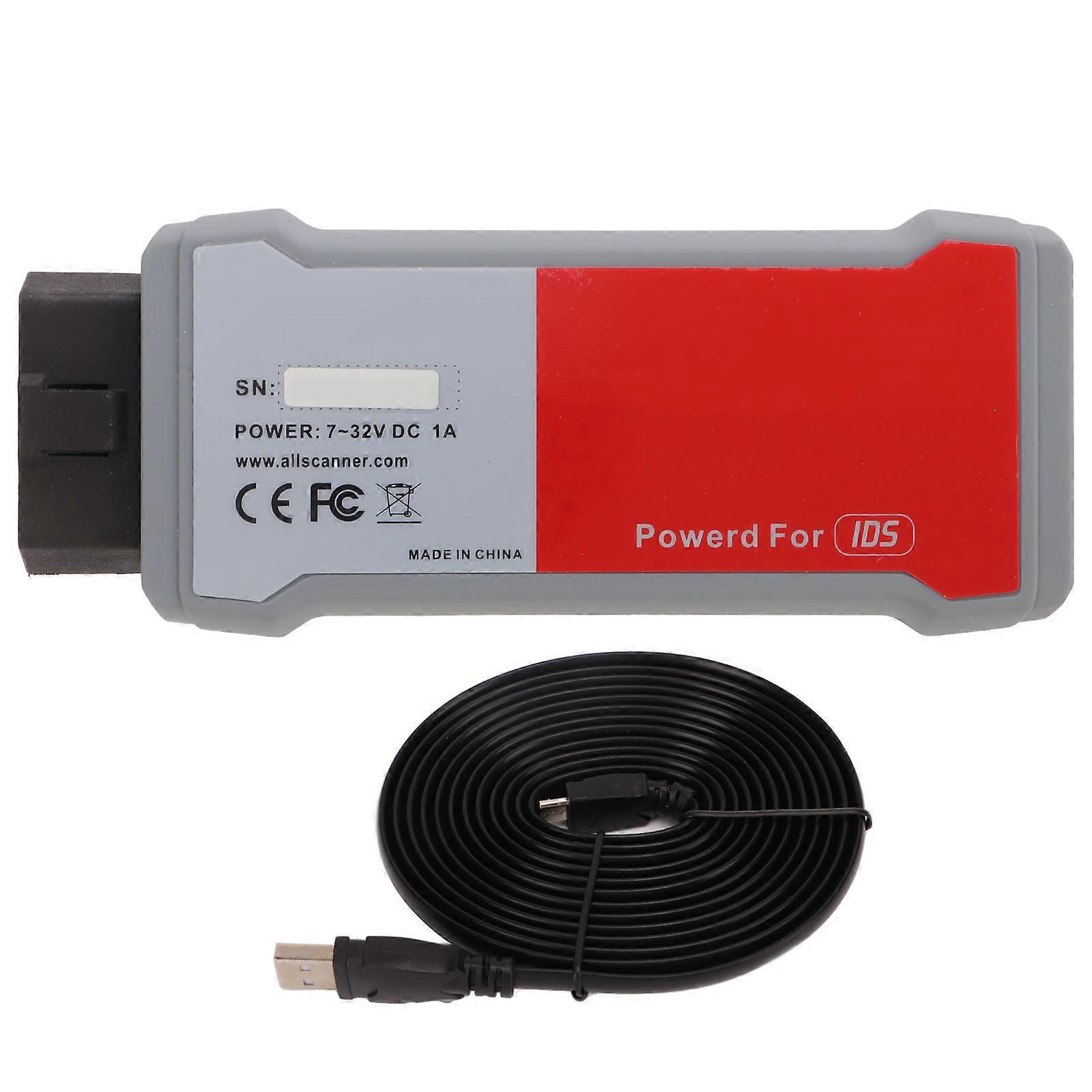 For VCX Car OBD Scanner USB Connection 2 in 1 Diagnostic Interface Replacement for Ford IDS V126 E2U311