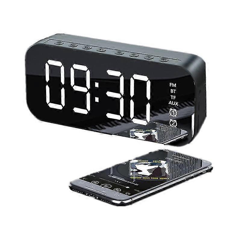 Multifunctional Led Digital Alarm Clock, Bluetooth Speaker, Bedside Desktop Luminous Electronic Music Box