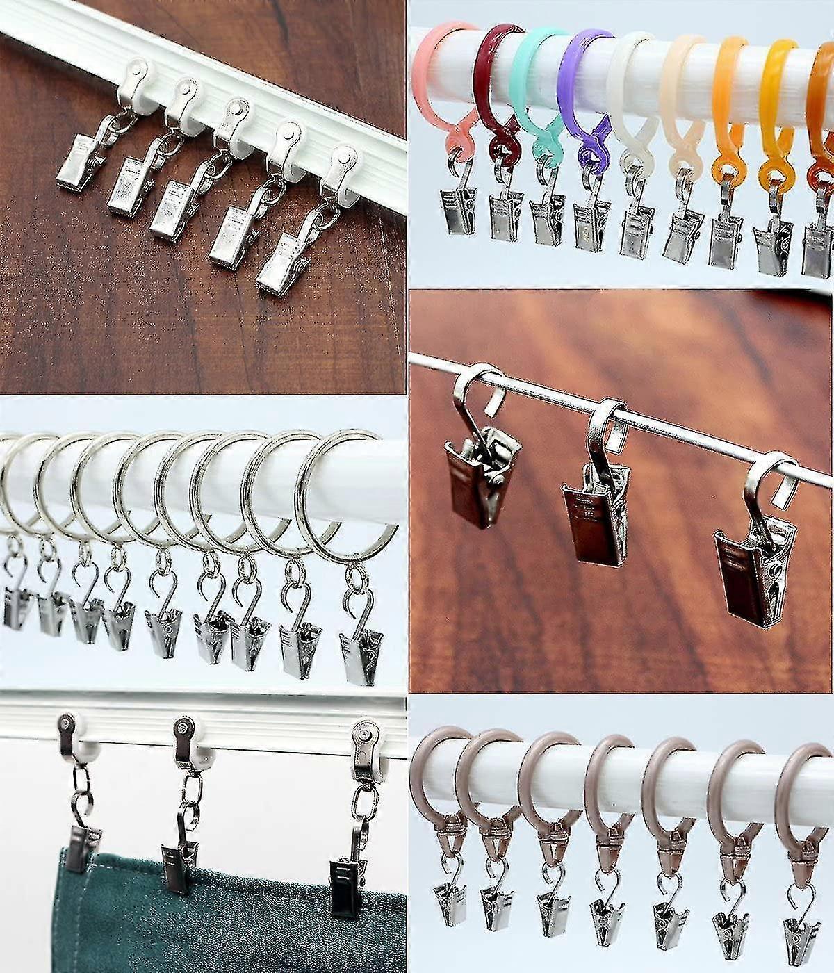 20 Pack Small Curtain Clips Hooks Wide Flat String Party Lights Hanger