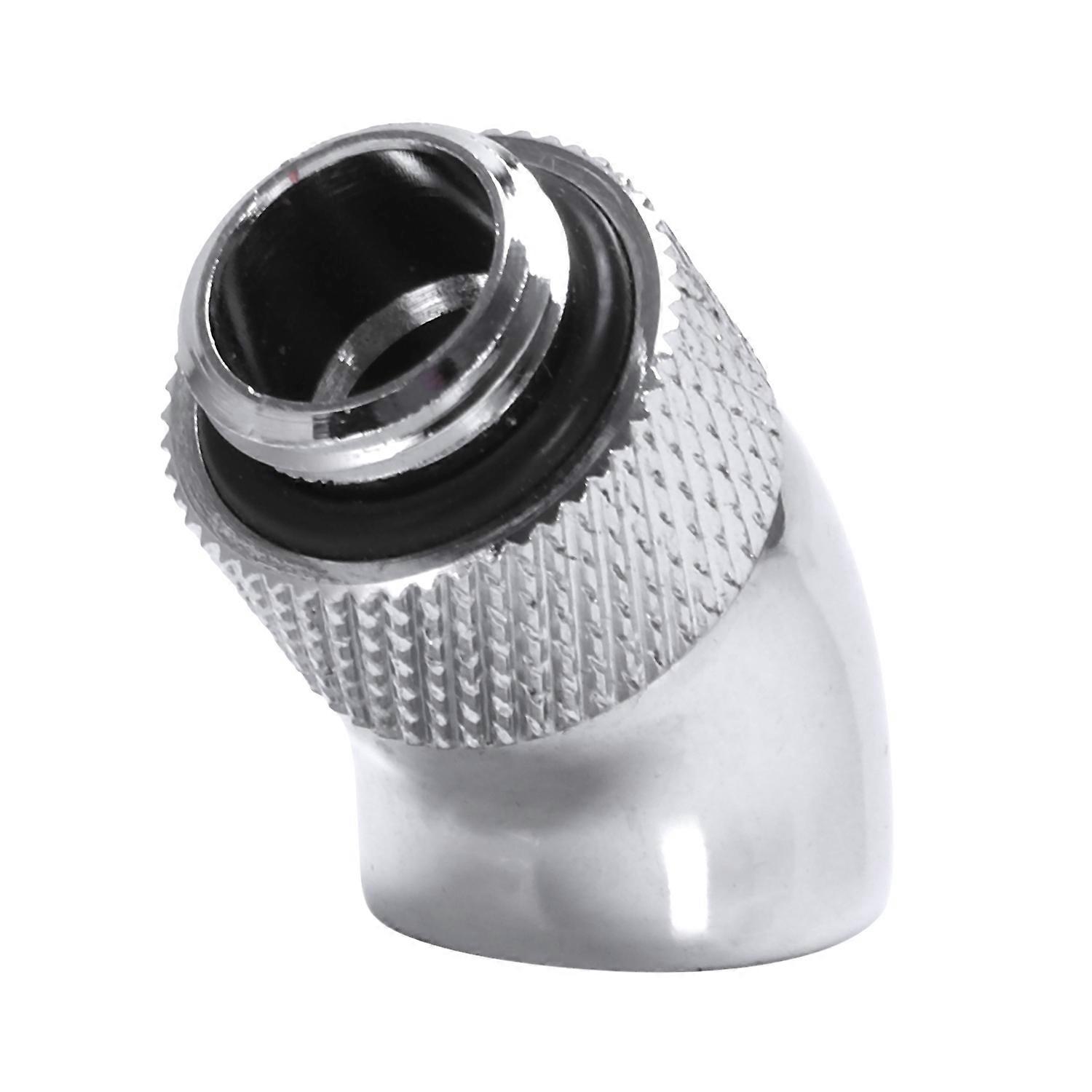 G1/4 Screw Thread 45 Degree Elbow Rotary Brass- Adapter Male To Female Connector Fitting Computer P
