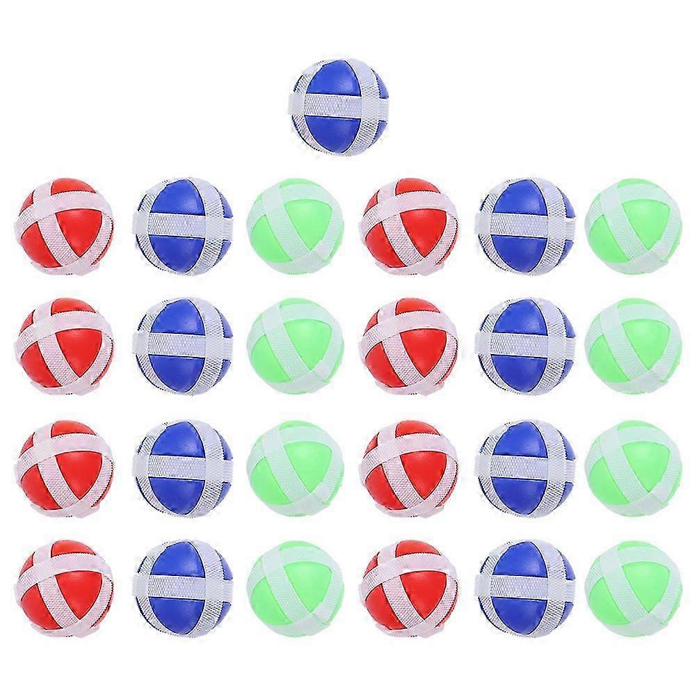 30Pcs Sticky Balls Children Dart Sticky Balls Plastic Dart Balls Sticky Interactive Balls for Dart Game