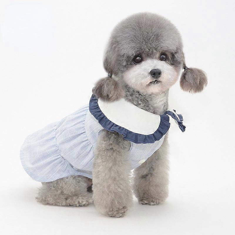 ペット服春夏新作プレッピースタイルペットスカート猫服