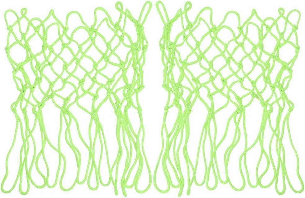 Outdoor Braided Nylon Luminous Basketball Net 2 Pack