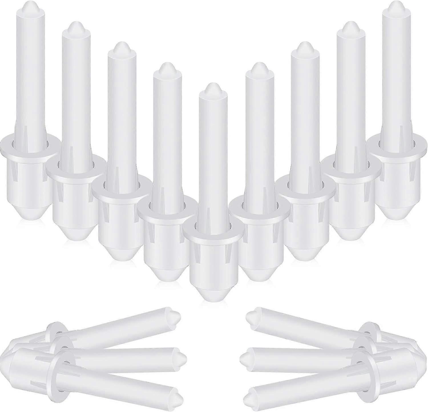 Shutter Repair Pins, Replacement for Windows, White, 20 Pieces