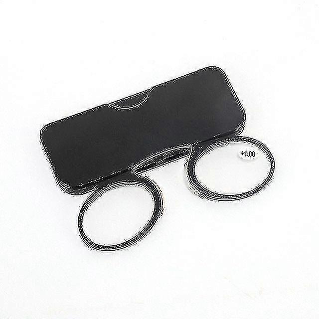 المحمولة كليب الأنف مصغرة نظارات القراءة مع الأنف كليب الرجال النساء القراء وصفة طبية بلا أرجل النظارات 1.0 1.5 2.0 2.5 3.0 3.5-شينهان