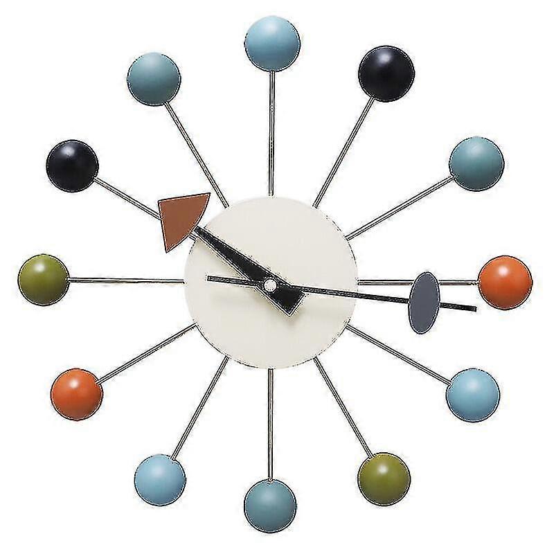 Candy Wall Clock - Restaurant Wall Clock Creative Nordic Simple Mute Watch Ball Clock-d