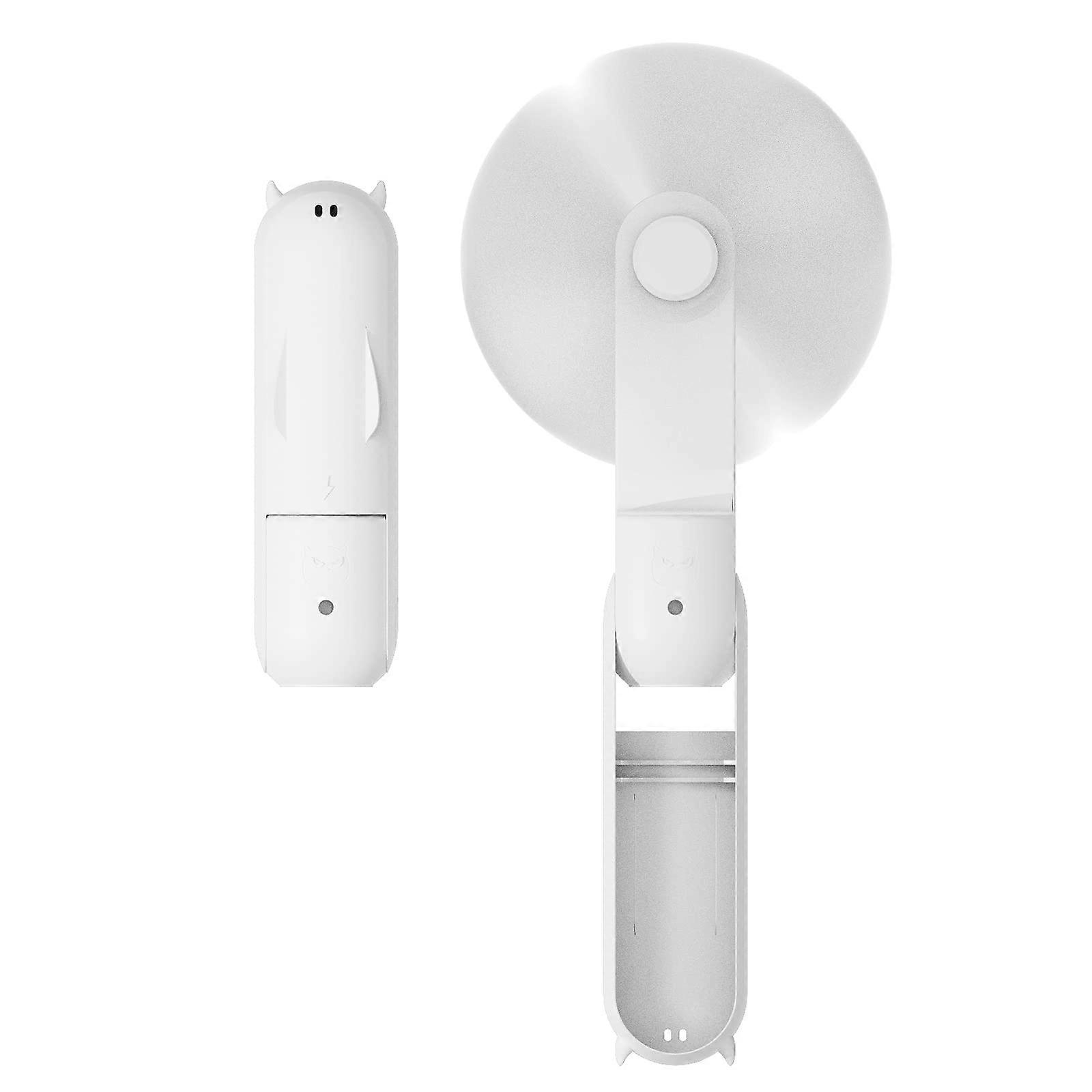 Hand Held Fan,Portable USB Rechargeable Folding Mini Fan,Pocket Fan Battery Driven Fan Green