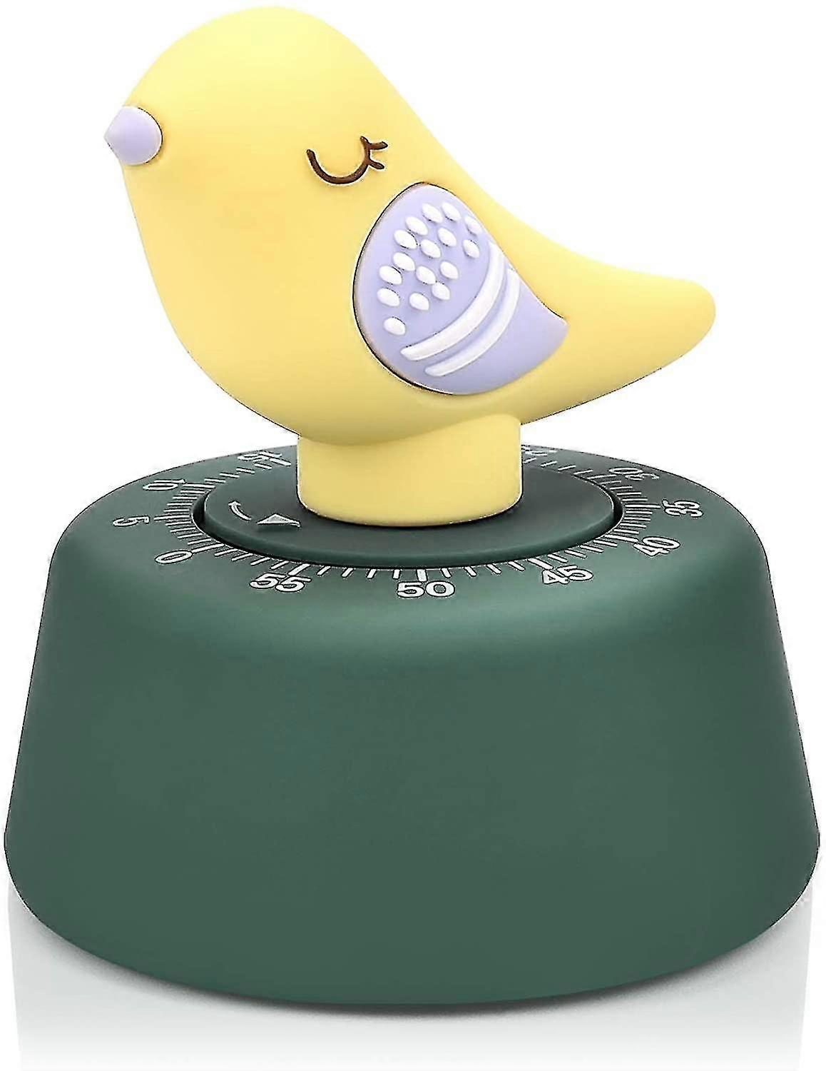 Kitchen Timer Mechanical Wind Up 60 Minutes Timer Cute Animals Cooking Timer For Kids Manage Time, Baking