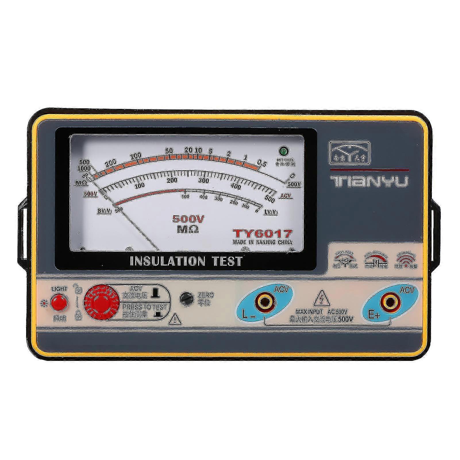 Digitales Ohmmeter Megger Handheld Isolationstester 0-1000m 500V -JA