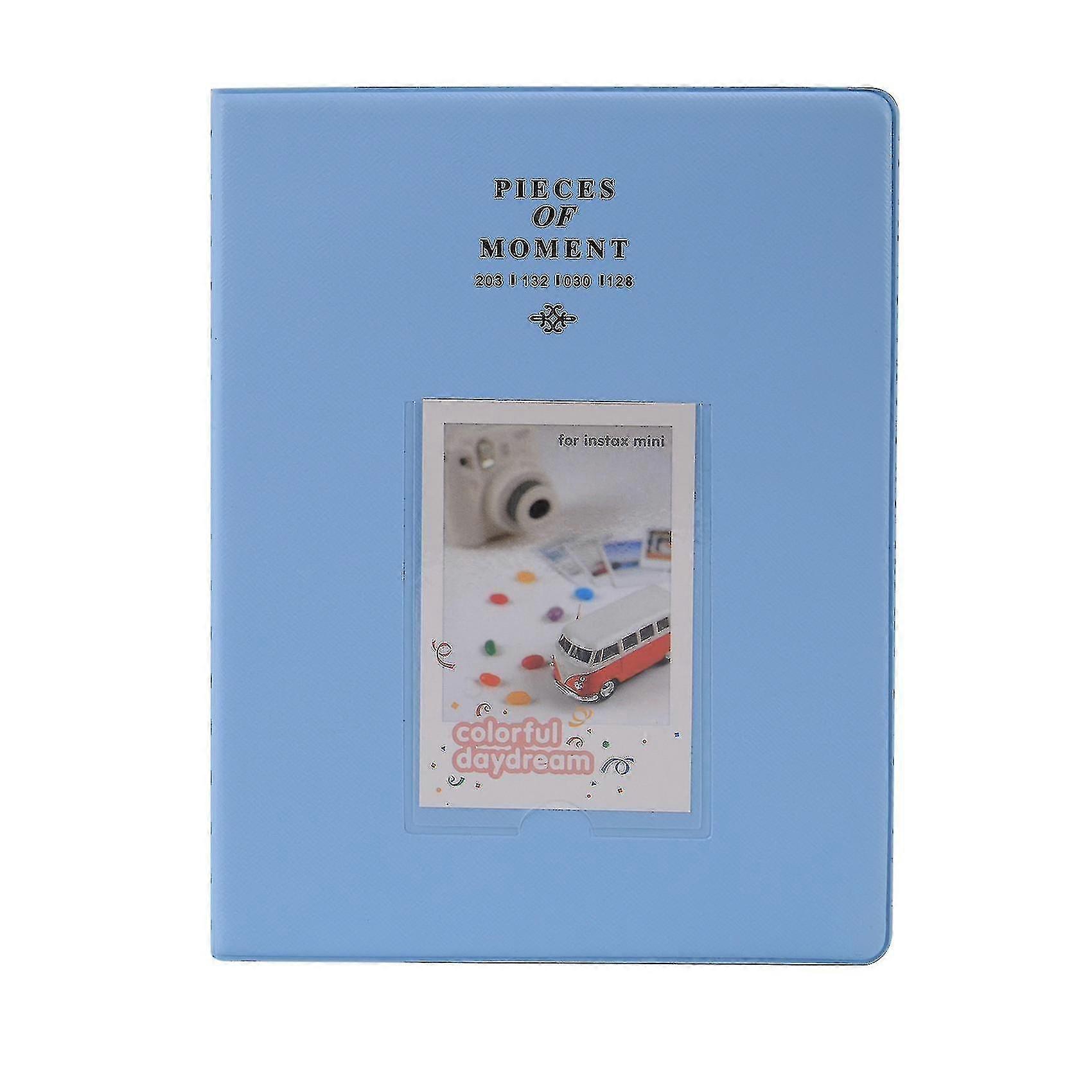 128 Pockets Photo Album Compatible With Mini Fuji Instax 70,z2300(blue)