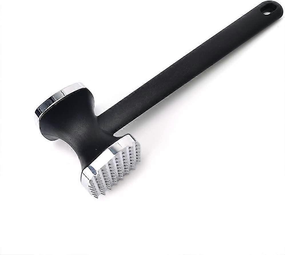 Edelstahl Doppelseitiger Fleischhammer Fleischklopfer (silber)