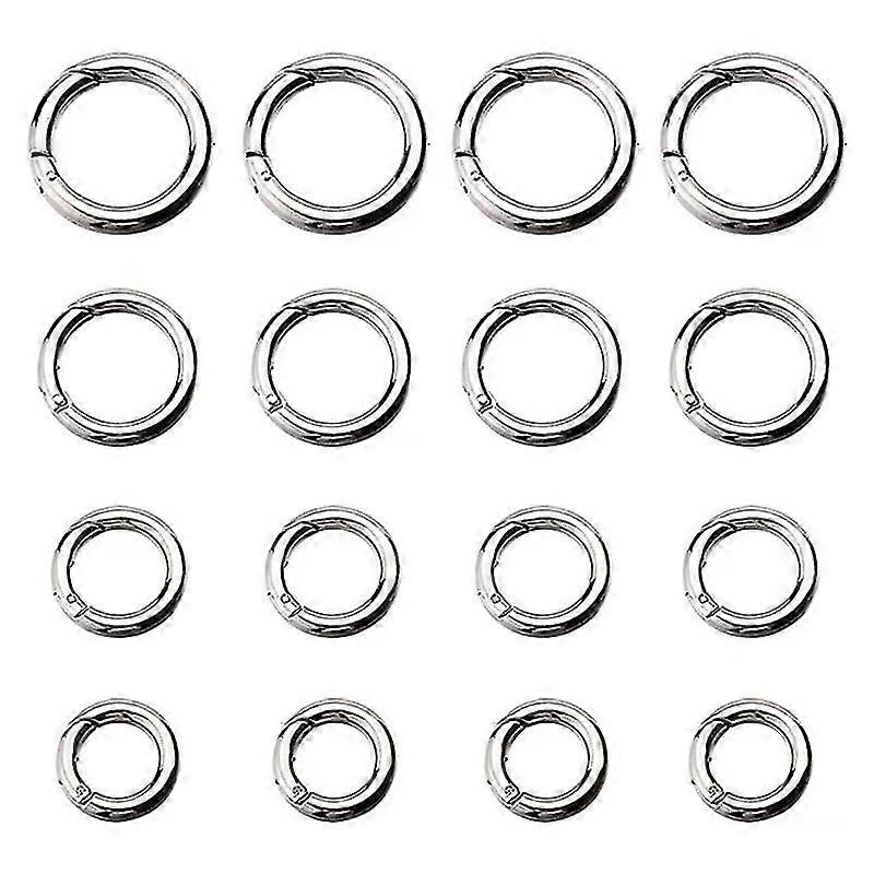 Round Spring Hook Clip Diy Accessories Handbag Wallet 4 Sizes Spring Keyring