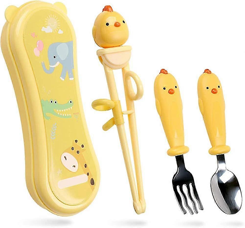 Chopsticks Training Chopsticks Set For Heilwiy Kids And Beginners,chopstick Spoon For Heilwiyk And Case Gift