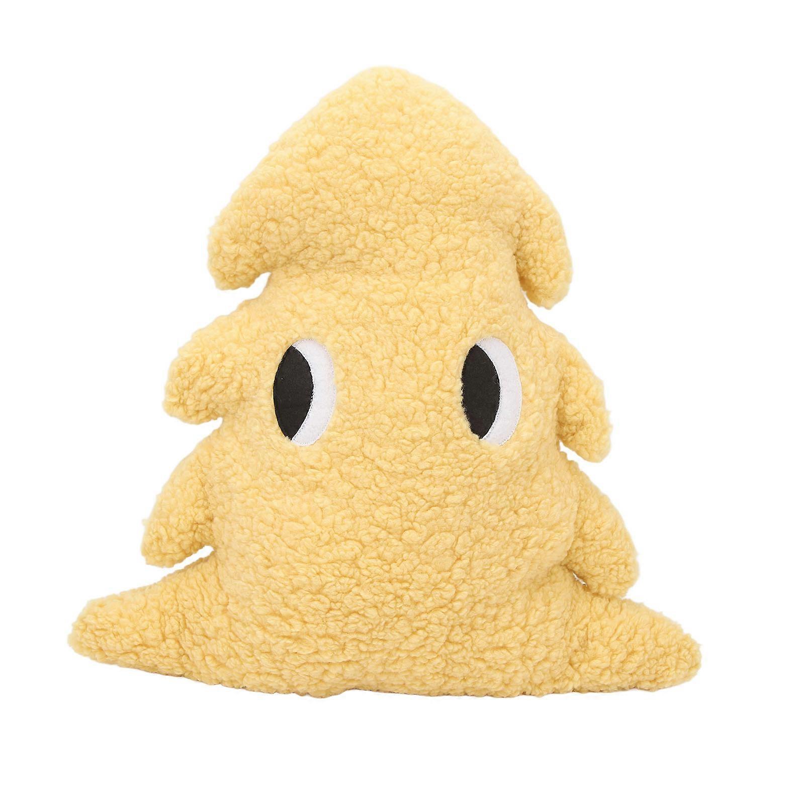 Pine Tree Plush Stuffed Toy Adorable Big Eyes Super Soft Home Decor Hugging Pillow for Sofa Living Room Yellow