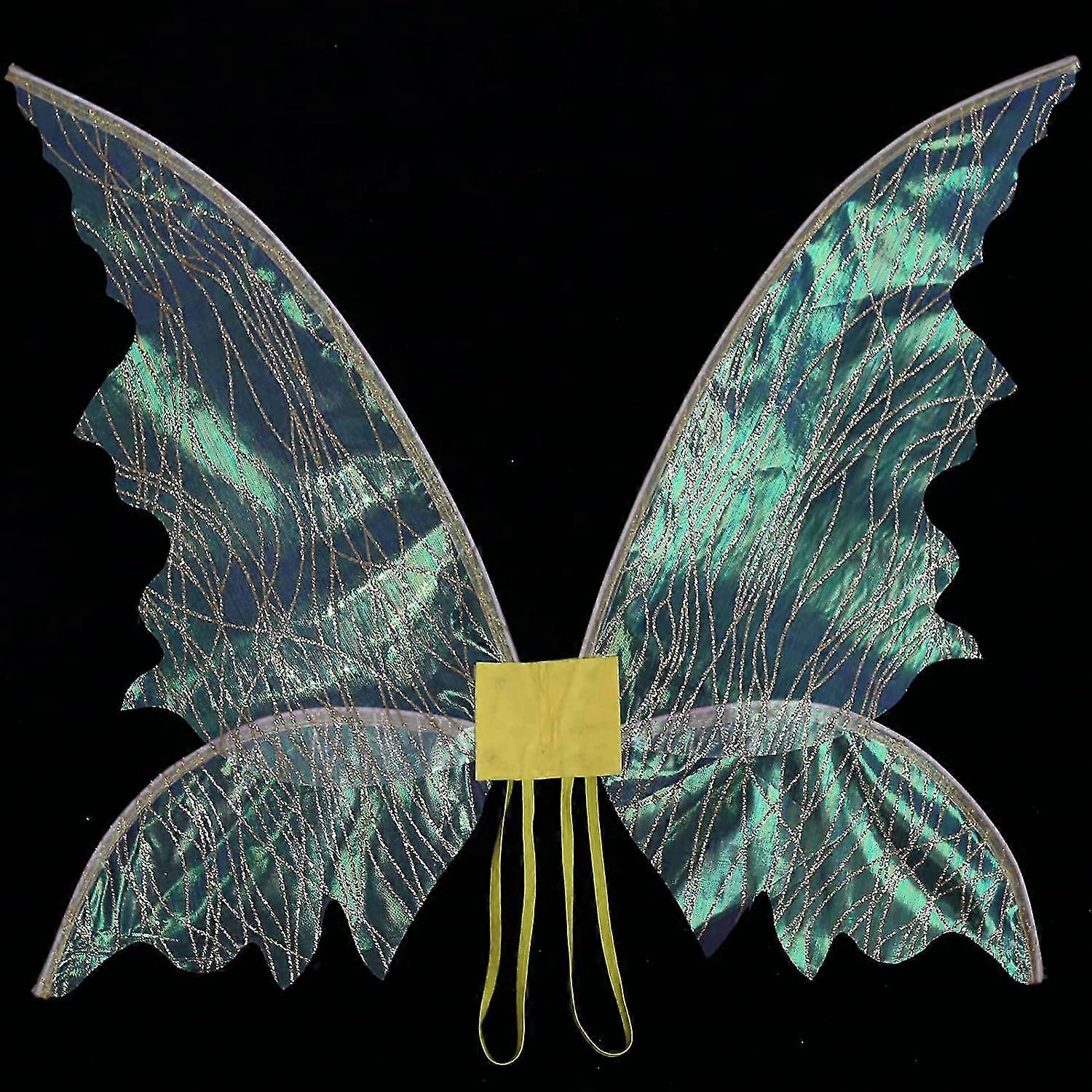 Butterfly Fairy Wings For Adult & Kids, Azonee Butterfly Wings For Women Girls, Sparkle Angel Wings Dress Up Party Favor, Fairy Princess Wings, Fairy Costume Fancy Dress (White