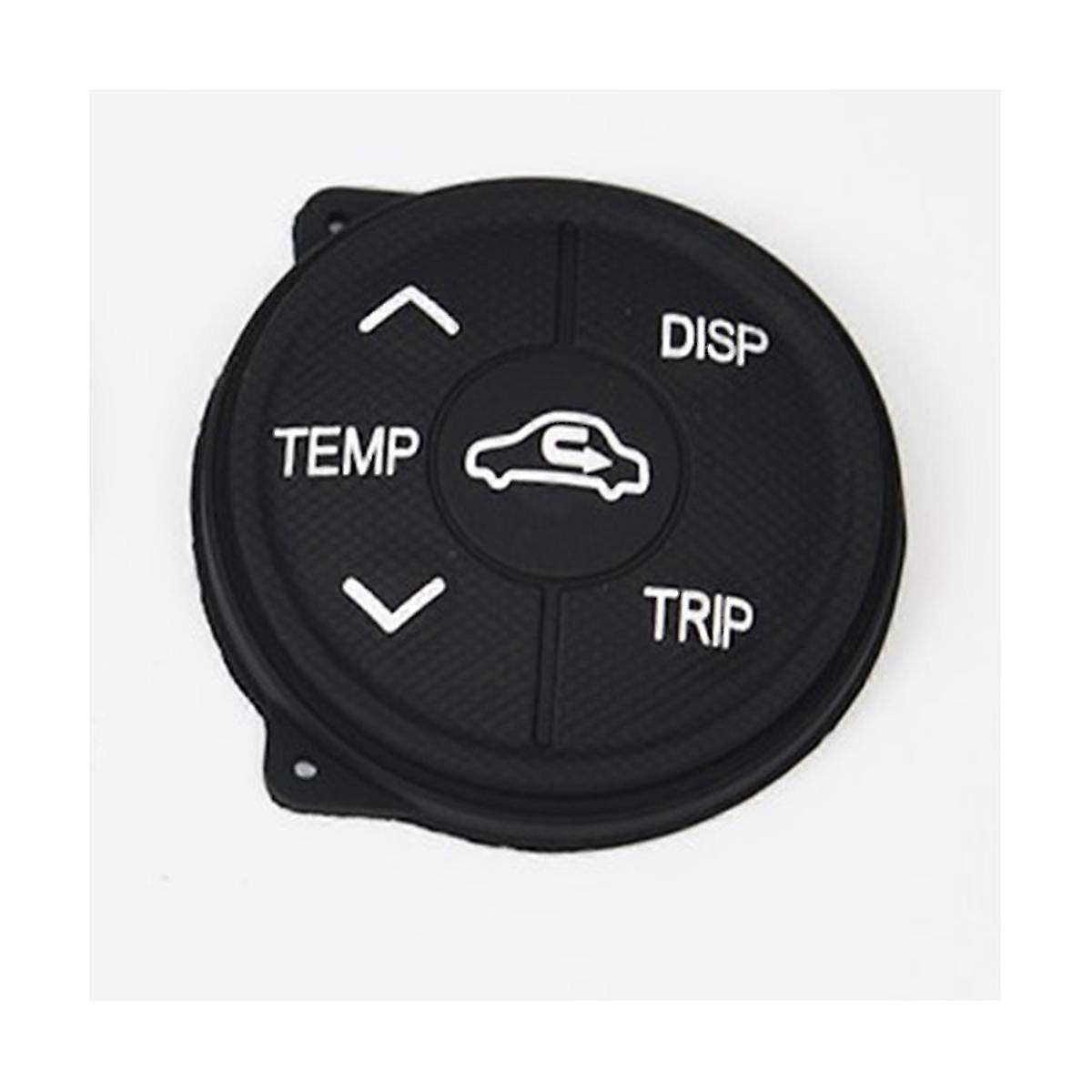 Car Steering Wheel Audio Control Switch Bright Black Frame Trim For Prius 2011-2015 Control Buttons