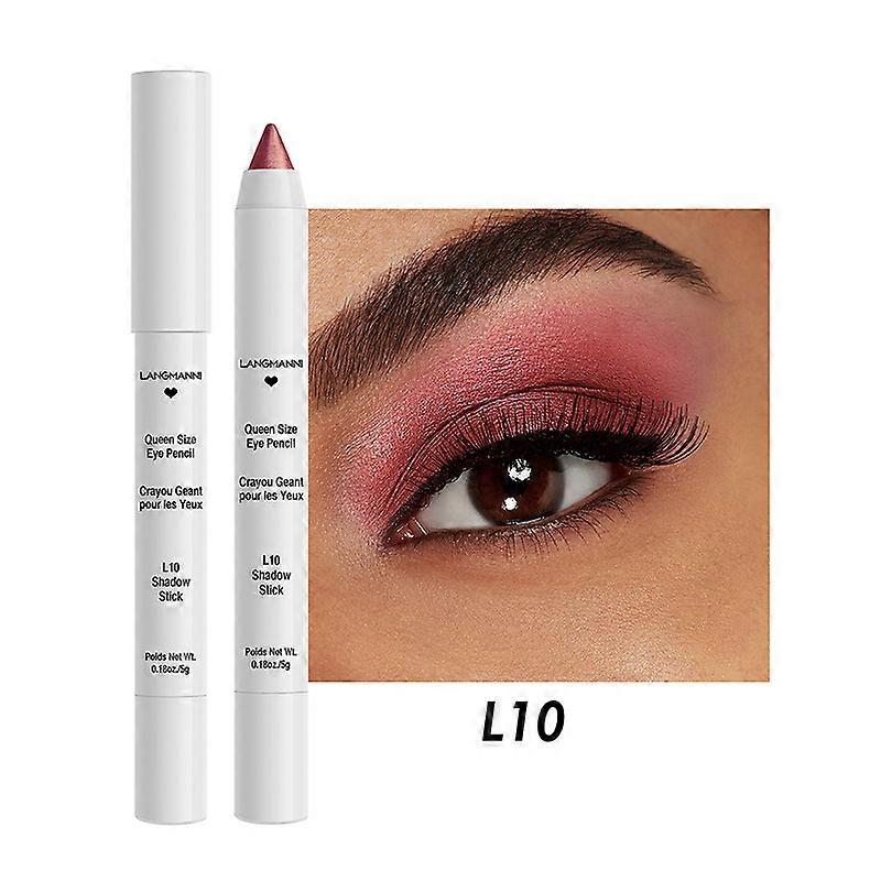 Metallic Eyeshadow Pen, Glitter Shimmer Eyeshadow Makeup Stick, Cream Gradient Eye Shadow Pencil, Easy to Apply