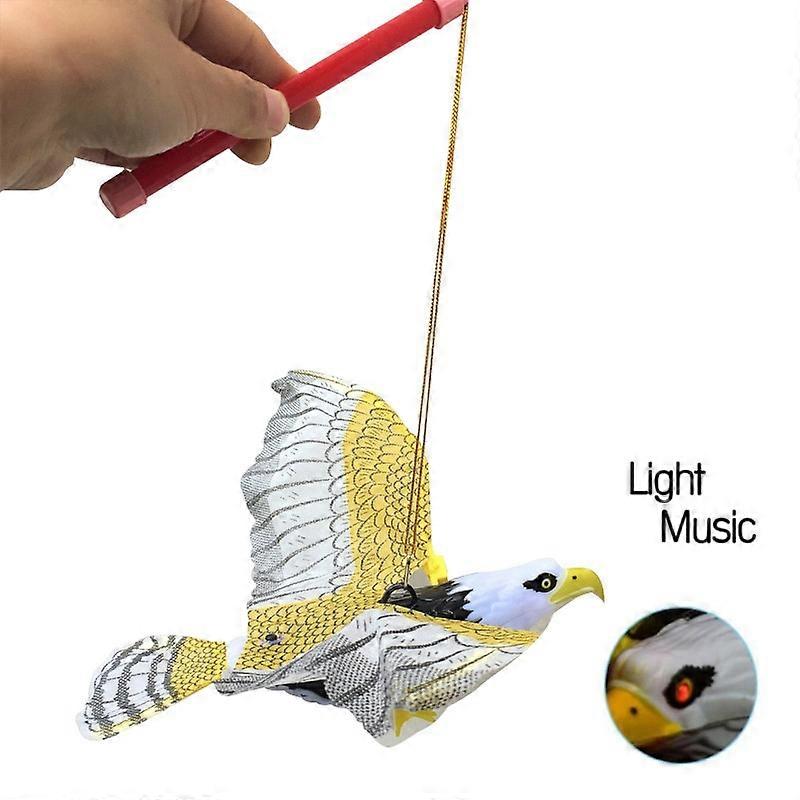Manor Bird Repeller Flying  Eagle With Music Flash Hanging Pest Repellent