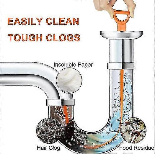 Forlivese 3 Pack 20 polegadas Cabelo Cobra Ferramenta Abridor de Cabelo Entupimento de Cabelo Removedor Pia Cobra Fo Fo