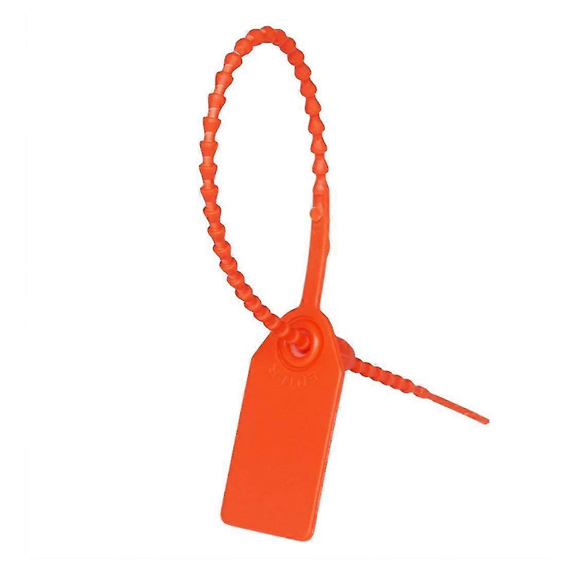 15pcs Disposable Plastic Tag Security Seals Cable Tie Label