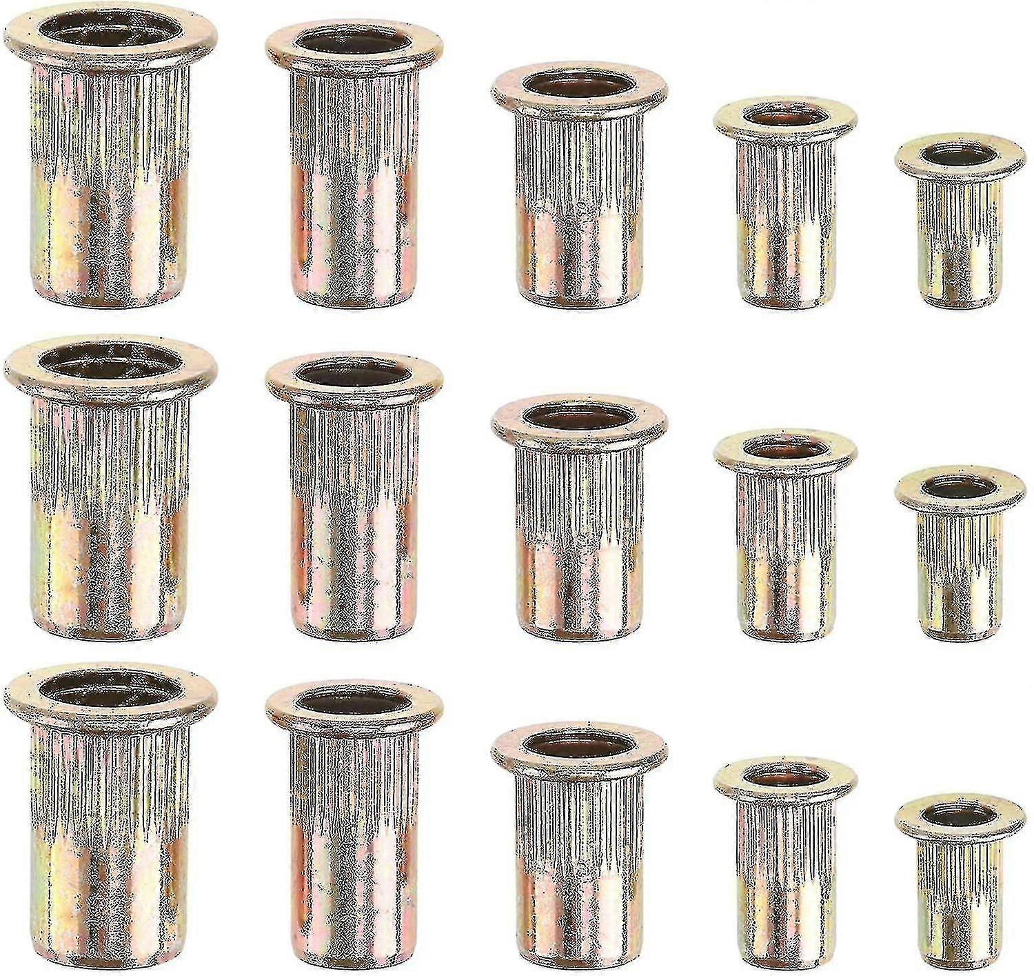 Rivet Nuts Threaded Inserts Blind Nut Stainless Steel Flat Head