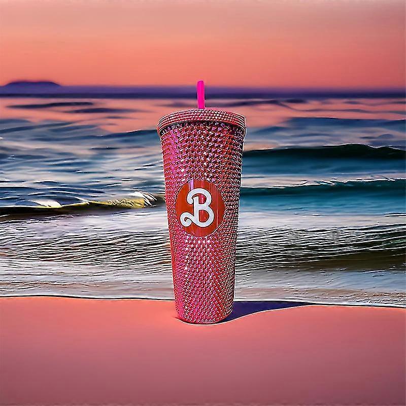 Bling Cup Gobelet à paillettes de 591 l avec couvercle en acier Bling Cup Gobelet à paillettes de 591 l avec couvercle en acier