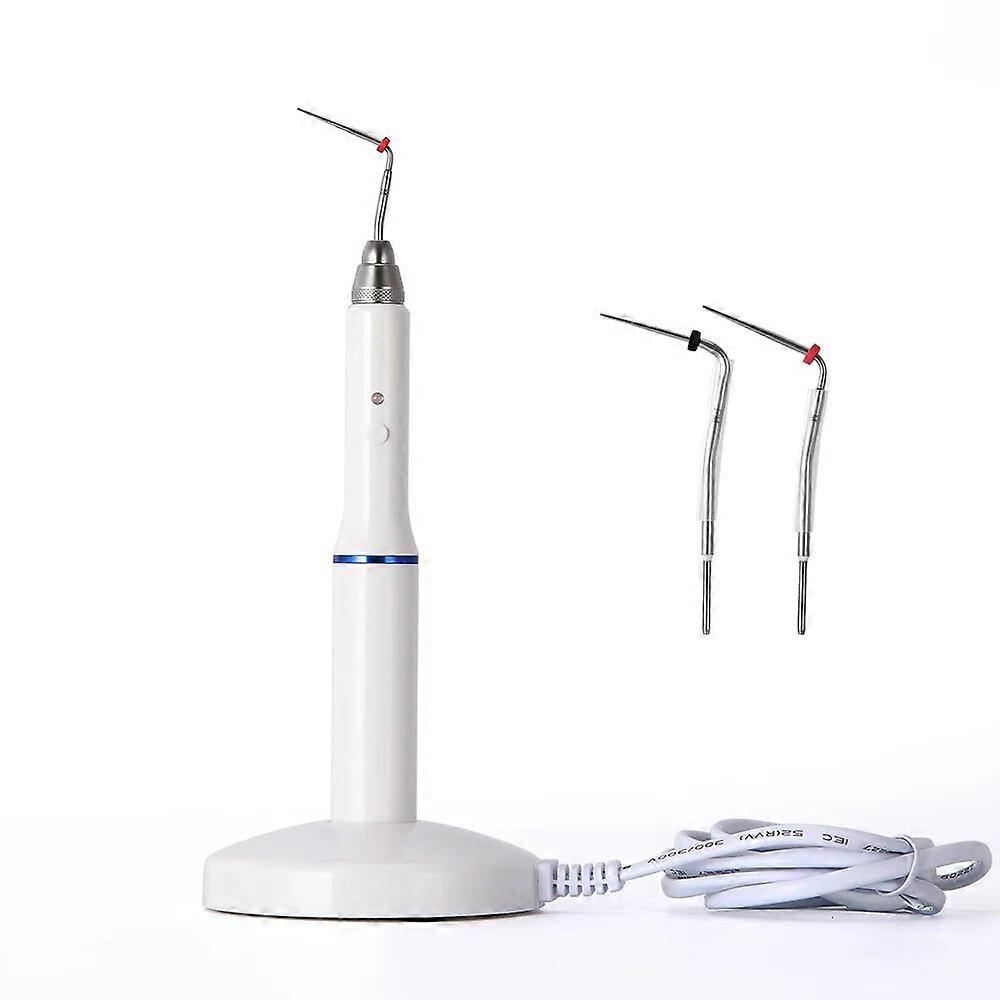 Dental Cordless Gutta Percha Obturation System Endo Heated Pen Wireless with 2 Pen Tips for Root Canal Filling