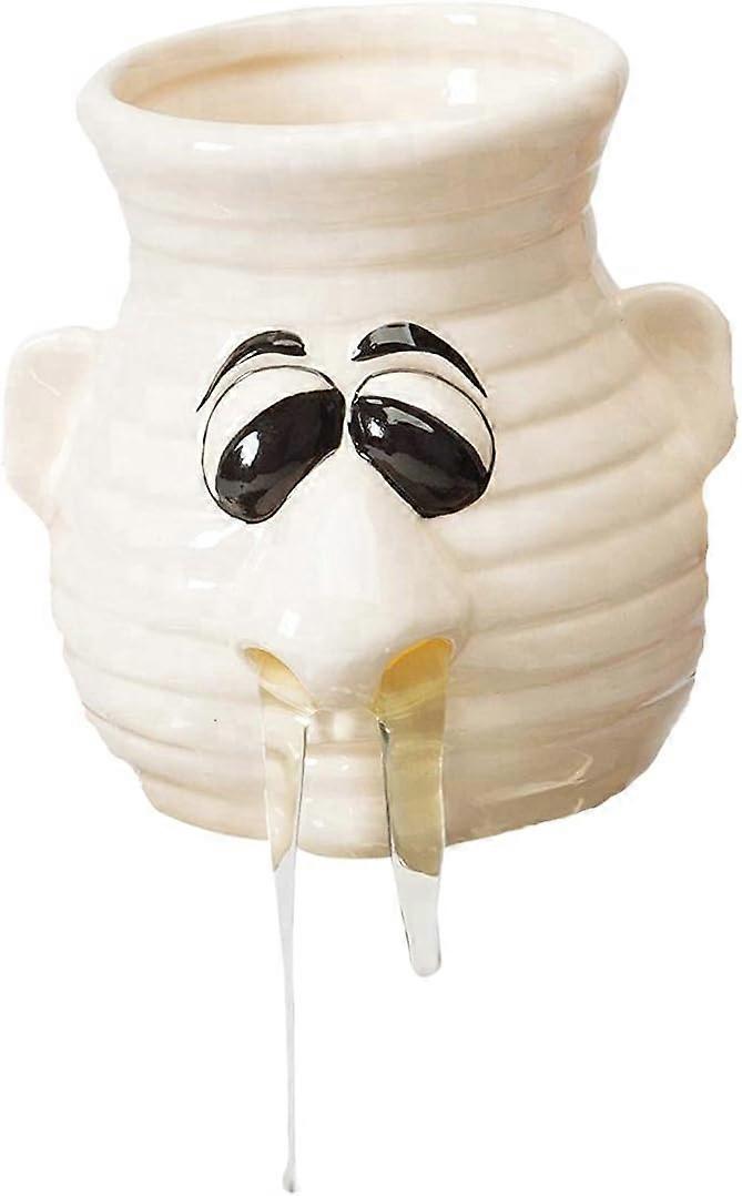 1 pcs  Egg Separator Funny Kitchen Gadget - Fun Snot Nose Egg Separator Tool Useful For Cooking And Baking White