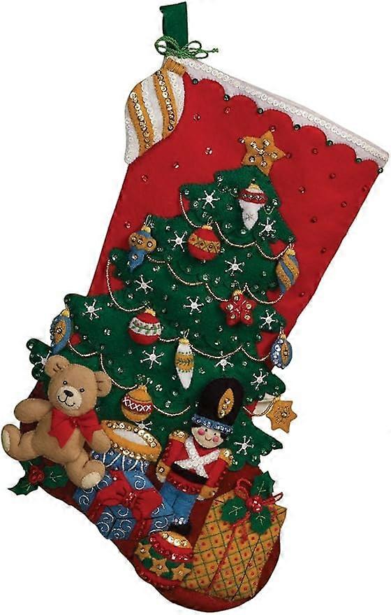 Κάλτσα Τσόχα Applique Kit, Βαμβάκι, Πολύχρωμο