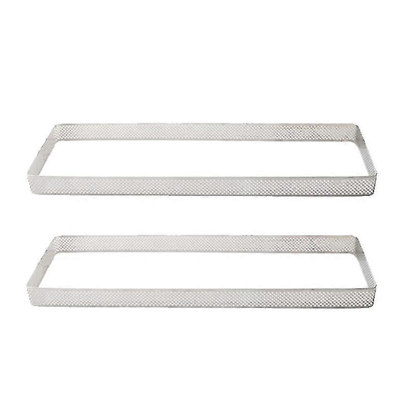 長方形のステンレス製タルトレット型 フレンチデザートムース フルーツパイ タルトリング キッシュケーキ型