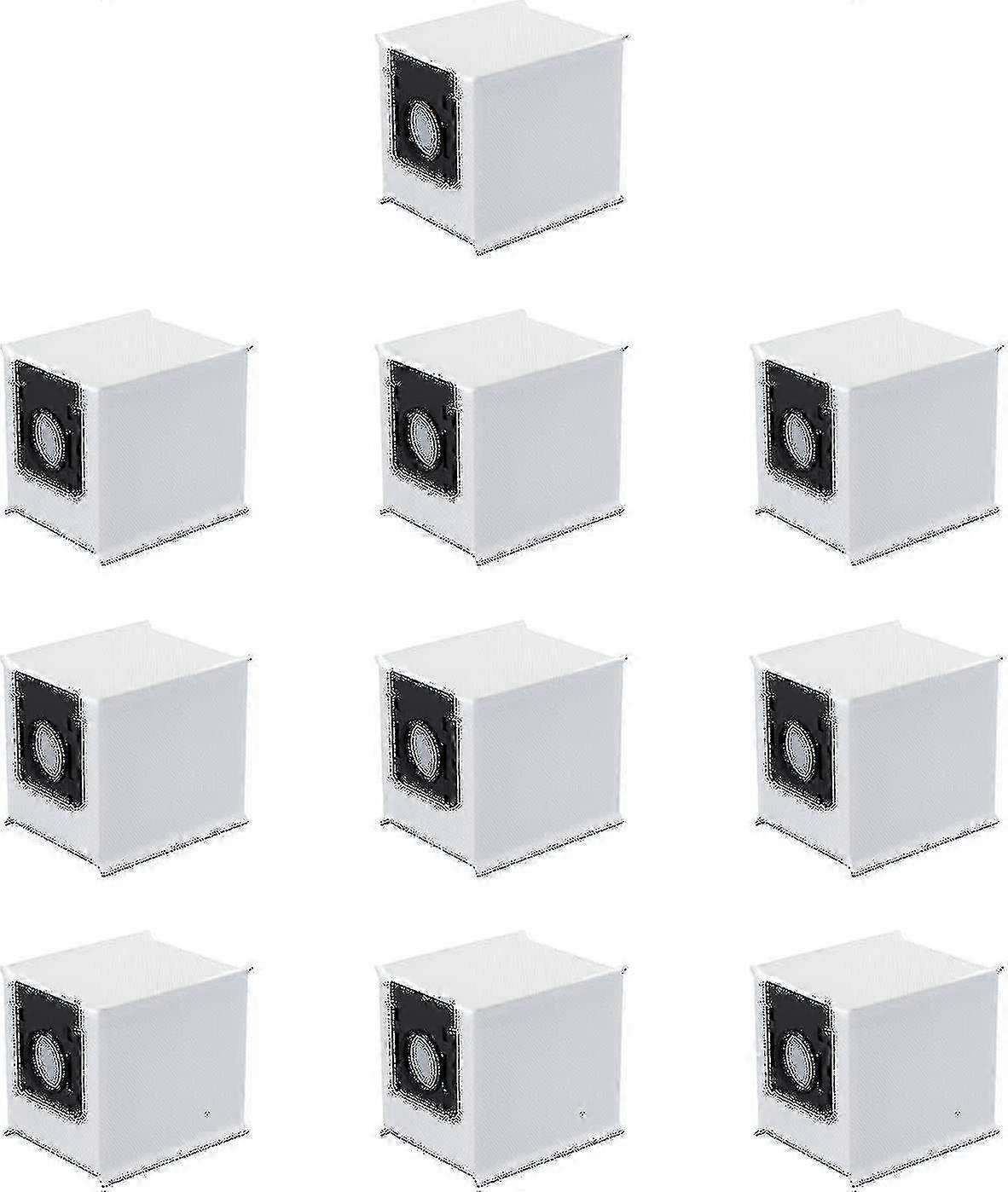 360 Botslab S8 + 10pcs Sacs d’aspirateur Compatible Ensemble, Accessoires de pièces de rechange pour robots aspirateurs