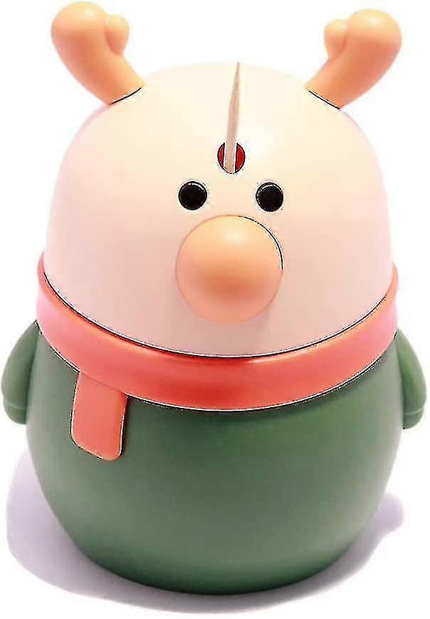 Toothpick Holder Dispenser Cute Deer Design, Sturdy Toothpick Dispenser With Eject, gift